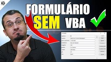 ✅MUITO FÁCIL | Formulário de Entrada de Dados no Excel SEM VBA