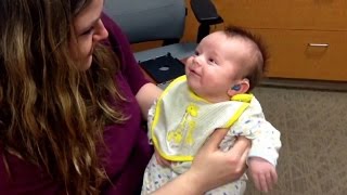 Watch a 9-Week-Old Hear His Mom's Voice for the First Time