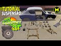 MONTAGEM DA SUSPENSAO MOSTREI ONDE E COMO PEGAR AS RODAS DO SATSUMA NO MY SUMMER CAR