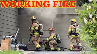 **WORKING FIRE** Calgary Firefighters Battle A Residential Basement Fire In Wildwood | CFD **WORKING FIRE** Calgary Firefighters Battle A Residential Basement Fire In Wildwood | CFD