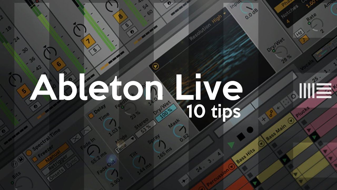 10 TIPS para ABLETON LIVE que te van a CAMBIAR la VIDA