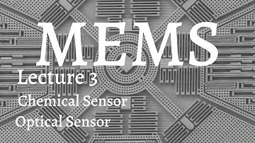 EC465 MEMS || Lect 3 || Chemical Sensors || Optical Sensors || KTU