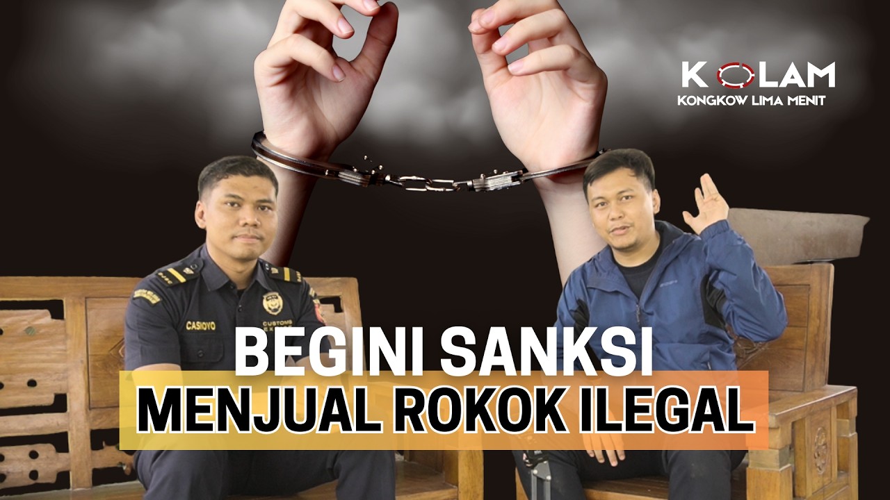 BEGINI SANKSI PENGEDAR ROKOK ILEGAL (KOLAM #7)