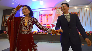 Amazing Nepali Bride & Groom First Dance At Their Reception | Reception Dance | Behuli Song