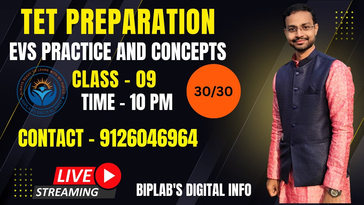 EVS- PRACTICE & CONCEPT - 9 II CTET AND WBTETII WB Primary TET & Upper Primary TET | |