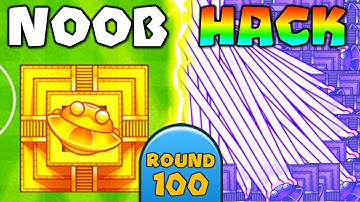 ROUND 100+ LATEGAME :: INSANE 100+ MEGABOOST Temples Of DOOM MOD! (Bloons TD Battles)