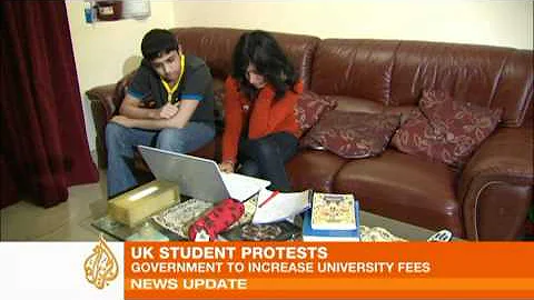 UK students protest over university fees - DayDayNews