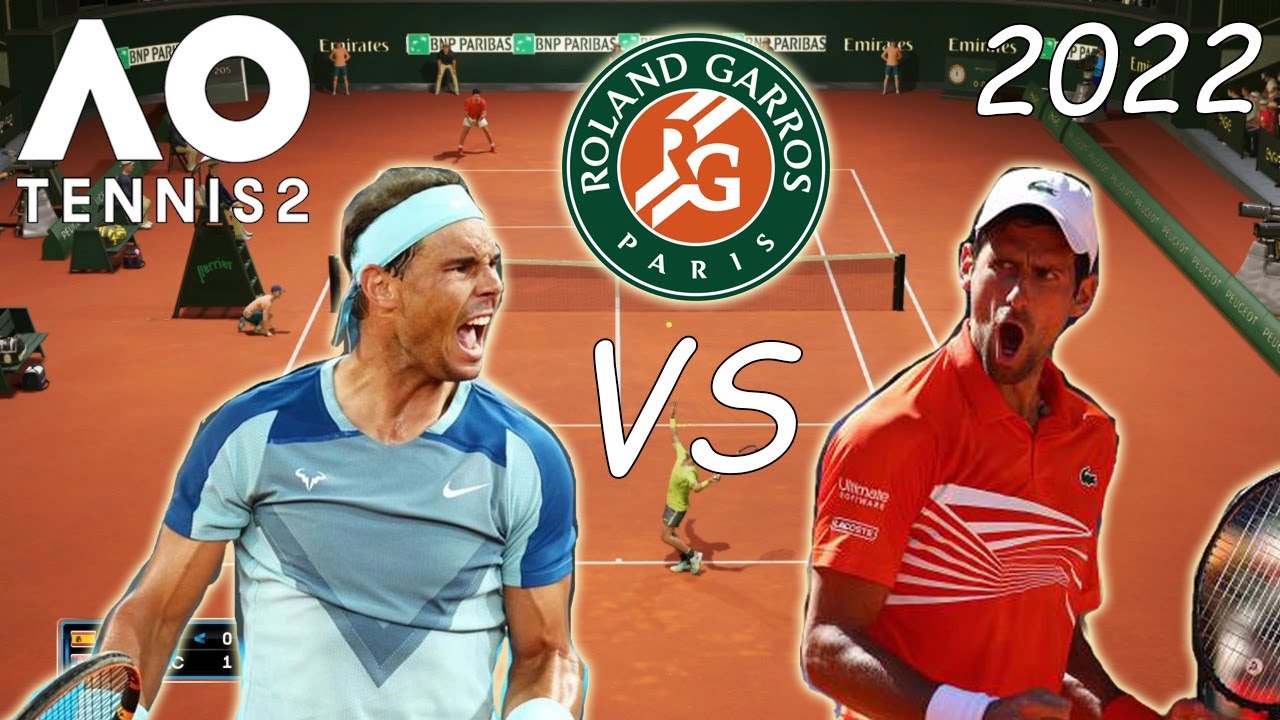 AO Tennis 2 Novak Djokovic VS Rafael Nadal Cuartos Roland Garros 2022 Simulación marratxiboy