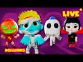 LIVE – D Billions Halloween Songs &amp; Fun | Mommy, Help Me! Happy Halloween with Baby DB