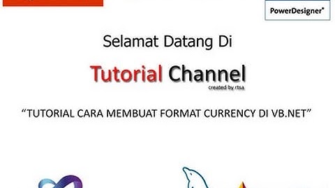 Tutorial Cara Membuat Format Currency Di VB Net