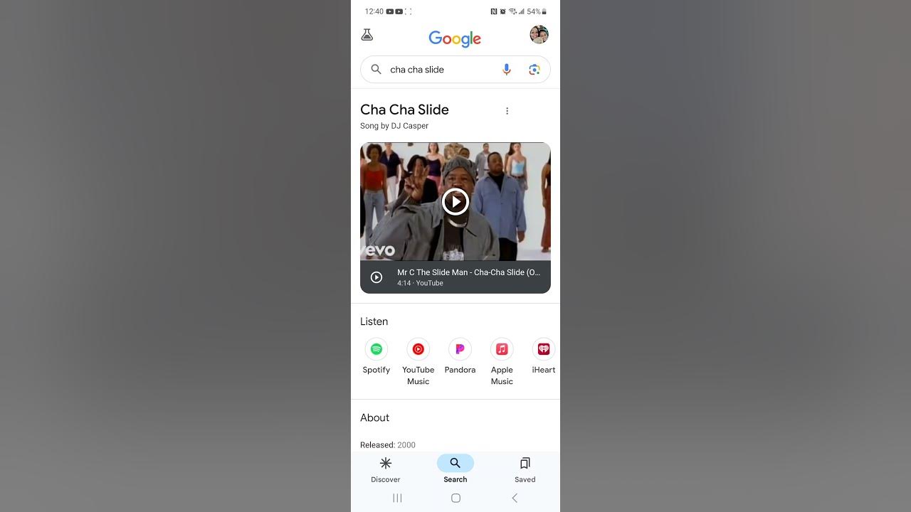 The cha cha slide google youtube