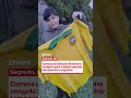 Camisa da Seleção Brasileira congela após cidade gaúcha registrar temperatura negativa
