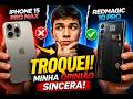 TROQUEI meu iPhone 15 Pro Max pelo RedMagic 10 Pro… e me arrependi? 😳
