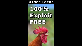 Manor Lords, 100% has no exploits!!!