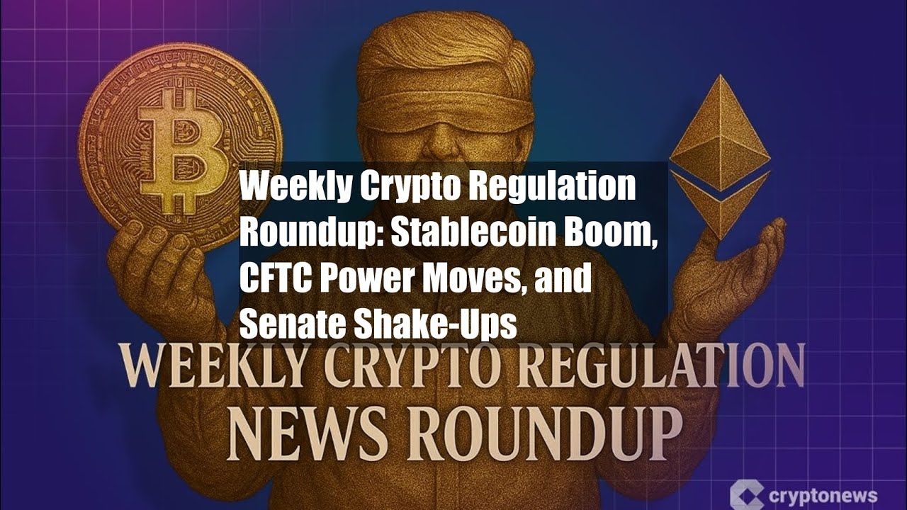 Weekly Crypto Regulation Roundup: Stablecoin Boom, CFTC Power - YouTube