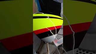 repaint sidepod iom tt #repaint #repainthelm #helmet