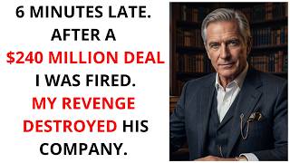 I closed a $240 million deal at 4 a.m. – My CEO fired me for being 6 minutes late...