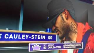Willie Cauley-Stein talks after the 3-9-16 loss to the Cavs