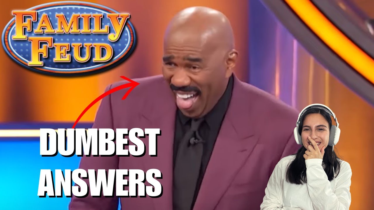 REACTING TO DUMBEST FAMILY FEUD ANSWERS (Part 2)