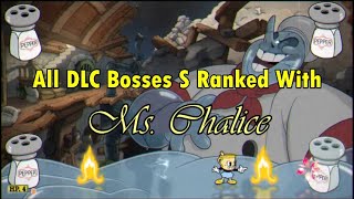 Cuphead DLC (No Damage) - All Bosses Including Salt Baker S Ranked With Ms. Chalice