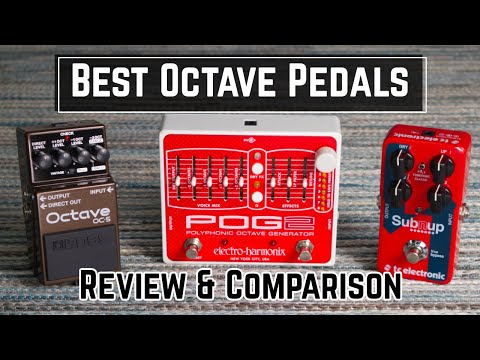 Best Octave Pedals - Boss OC-5 vs Sub 'n' Up vs POG2 Review and Comparison