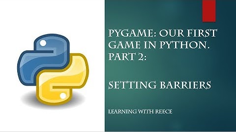 PyGame - Video 2