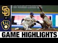 Padres vs. Brewers Game Highlights (5/25/21) | MLB Highlights