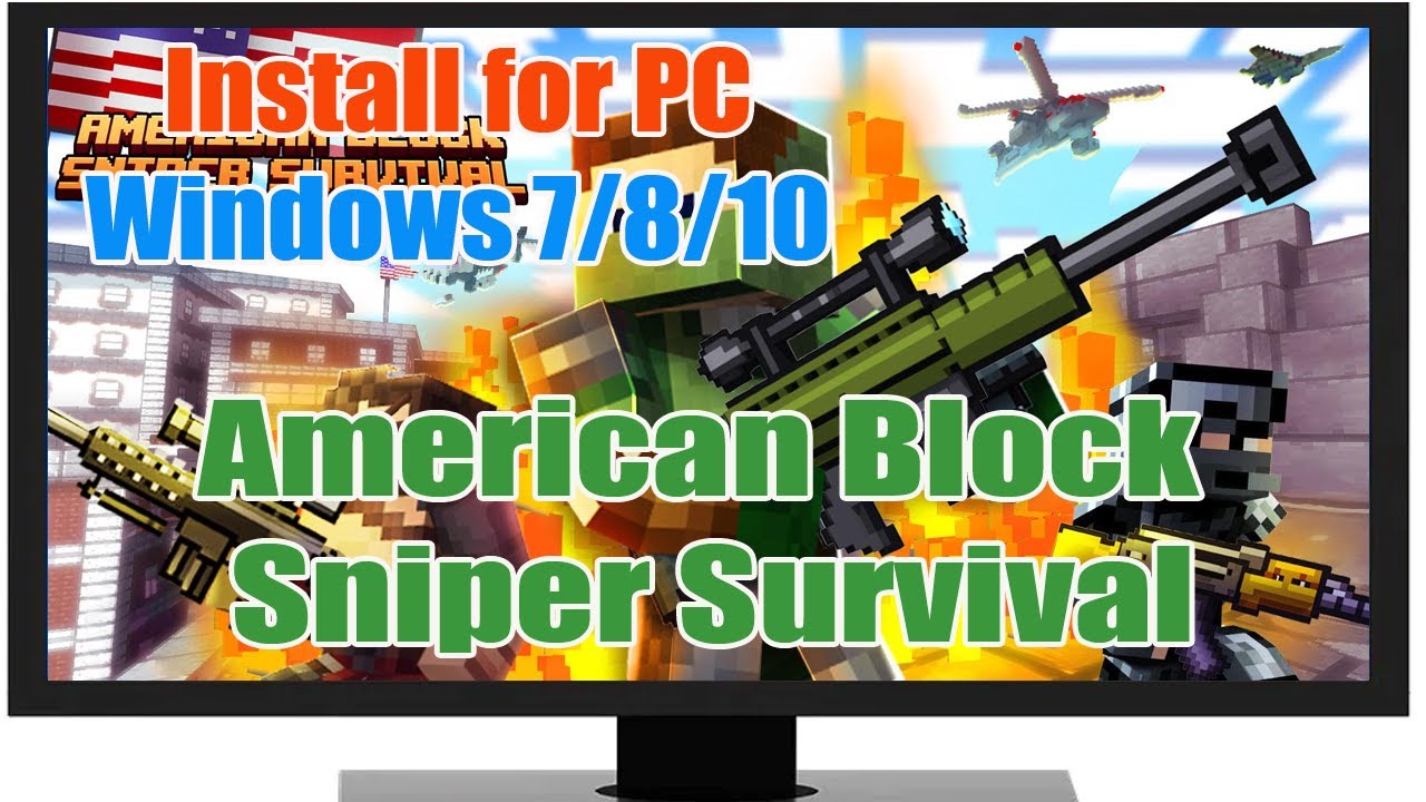 Download & install American Block Sniper Survival for PC Windows