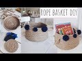 HOW I MAKE A ROPE BASKET DIY | HACK