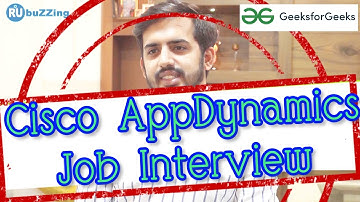 Campus Placement Interview - Cisco AppDynamics - @GeeksforGeeksVideos - CSE Engineer - Re-enactment