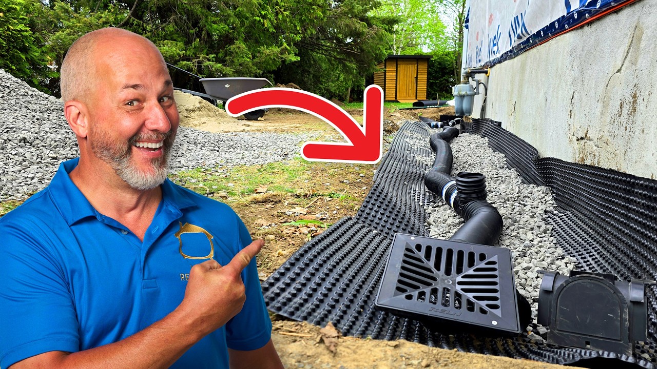 PERMANENTLY Solve Drainage Issues Around Your House - YouTube