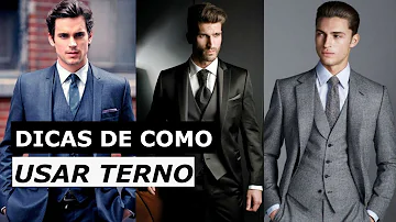 Qual é a melhor forma de vestir um terno?