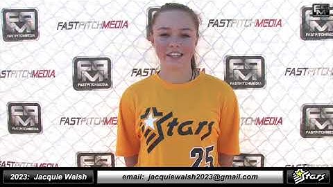 2023 Jacquie Walsh Catcher and Third Base Softball Skills Video - Colorado Stars