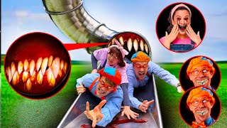 Download Lagu Double BLIPPI and Ms RACHEL vs SLIDE EATER - MONSTER SLIDE EATER in real life MP3 Download Lagu Double BLIPPI and Ms RACHEL vs SLIDE EATER - MONSTER SLIDE EATER in real life MP3