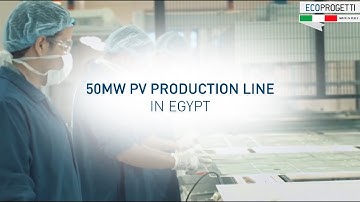 50MW line in Egypt | Powered by Ecoprogetti
