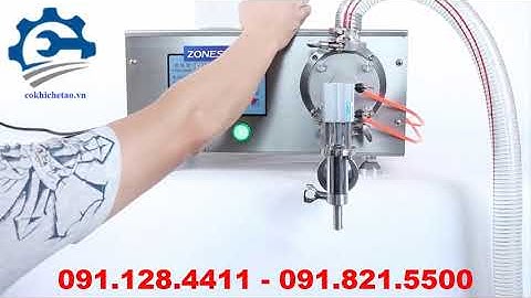 Máy chiết rót gel rửa tay khô, máy chiết rót định lượng 100 -  5000ml