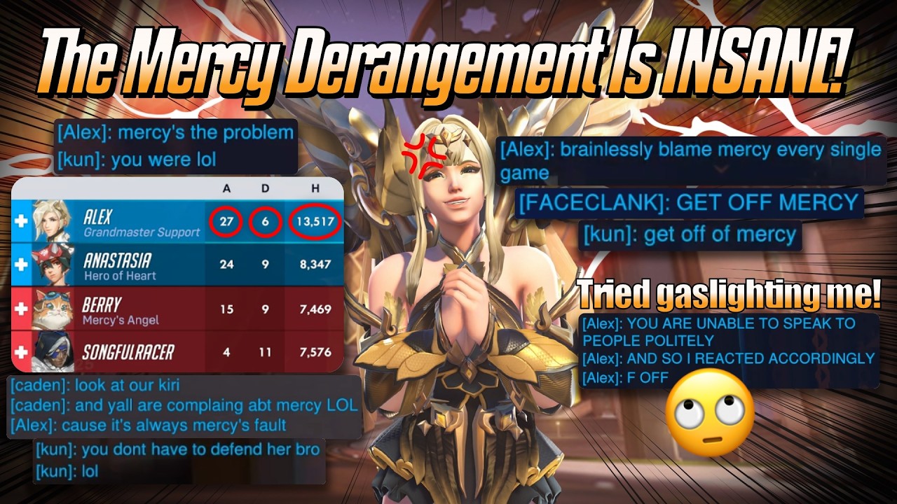 The Mercy Derangement Is INSANE! 🙄 - Mercy Gameplay & Commentary - Overwatch 2 (Season 1)