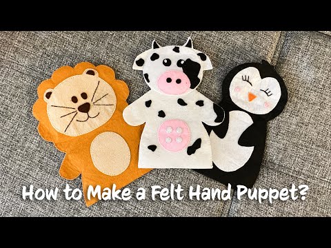 Felt Hand Puppet Sewing Tutorial