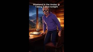 Weekend in the Andes ☕Taking it slow tonight #deepwork #codingvibes #lofibeats