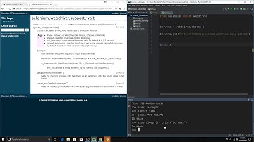 Basic Browser Automation: Part 6 - The Selenium Utility Belt
