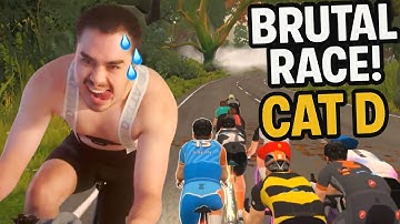 Zwift Racing: CAT D is BRUTAL ASF