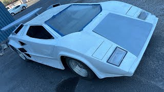 SOLD! Lamborghini Countach Replica with Cadillac V8 Conversion on Pontiac Fiero with Automatic Pontiac Fiero V8 Conversion Kit