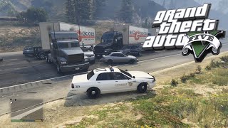 GTA 5 Police Pursuit Driving Police car Ultimate Simulator crazy chase #201