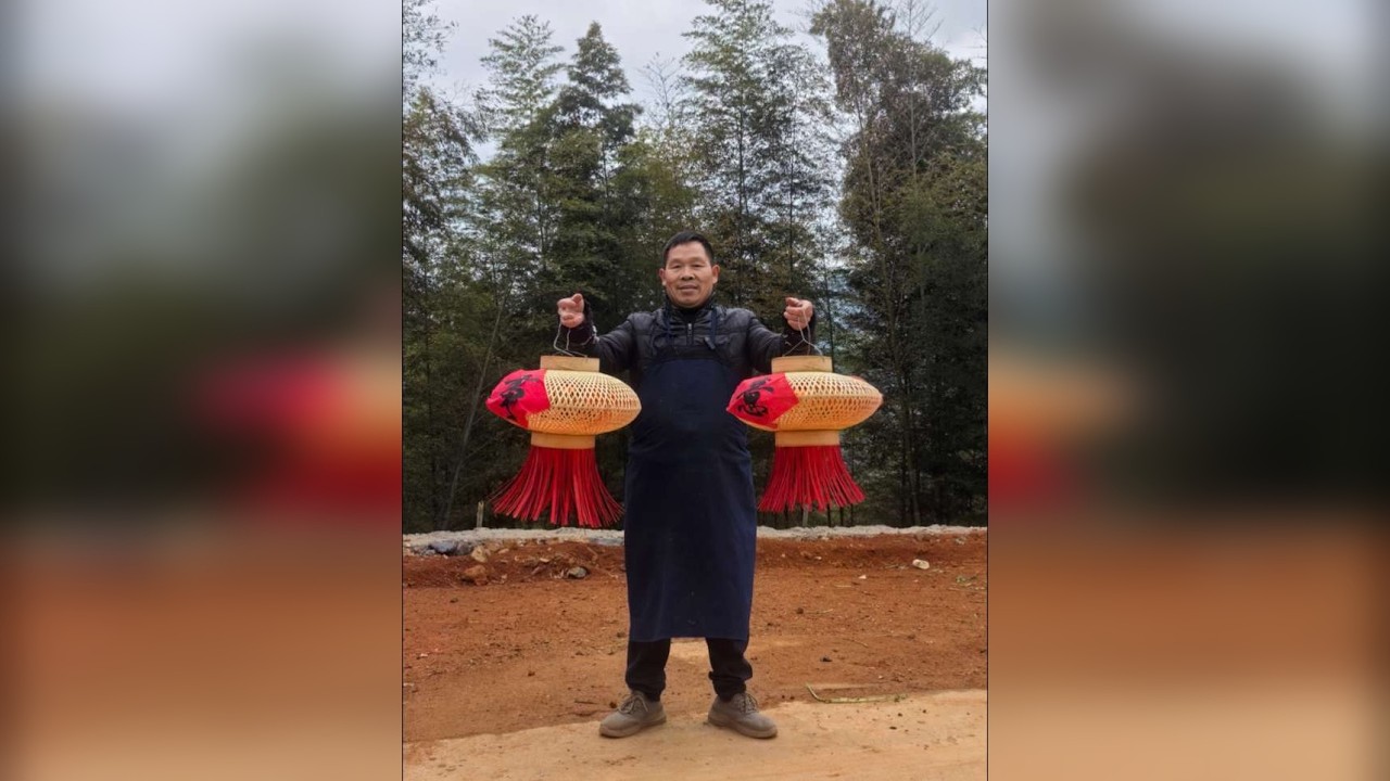 过年换新灯笼 你家也爱手作吗 老余教你竹编一对