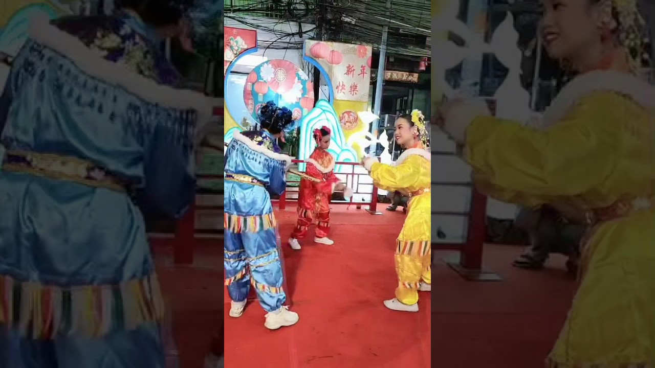 รำถ้วยจีนไหหลำ ชมรมลูกหลานไหหลำปากนำ้โพ ตรุษจีนนครสวรรค์ปี2569 ปีที่110