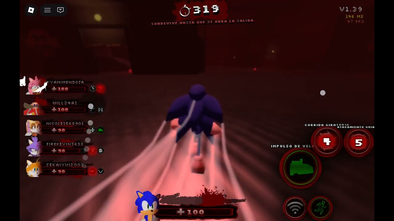 Roblox Sonic.exe disaster nuevo personaje Sonic