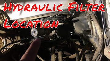 Bobcat S650 Hydraulic filter location