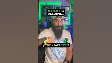 Microsoft ha presentado Python para Excel!
