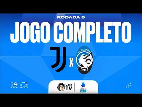 JOGO COMPLETO: JUVENTUS X ATALANTA | SÉRIE A ITALIANA 26/27 | 5ª RODADA