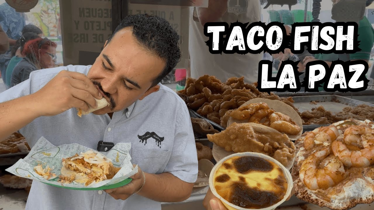 Los TACOS ESTILO BAJA más FAMOSOS en GDL | Taco Fish La Paz 🌮